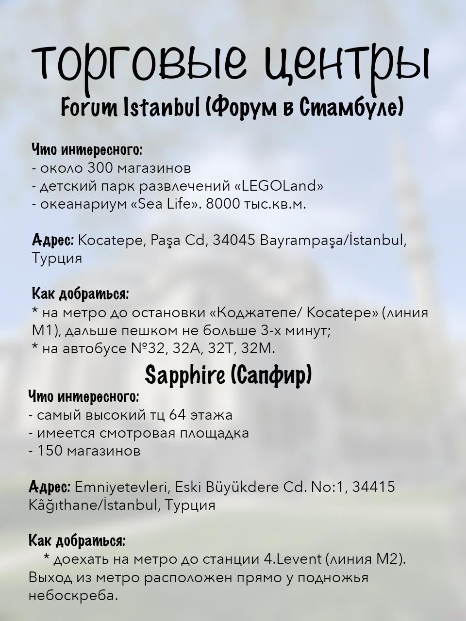 Стамбул шопінг